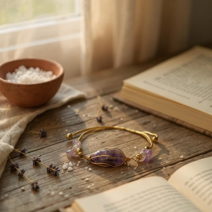 Pulsera Ajustable De Cuarzo