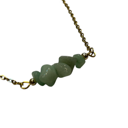 Necklace with Quartz Chip