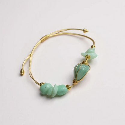 Pulsera Ajustable De Cuarzo