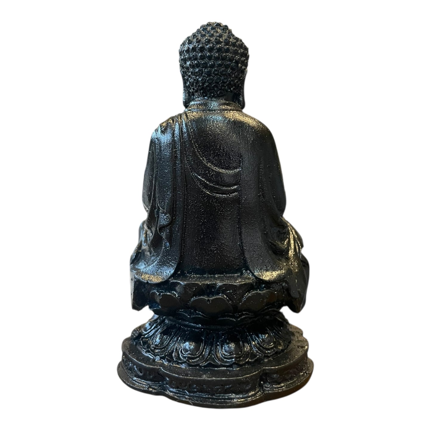 Black Buddha Round Base 10cm