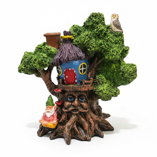 Cascada De Humo Árbol De Resina Chico 16cm Verde by HEREJE