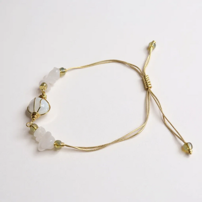 Pulsera Ajustable De Cuarzo