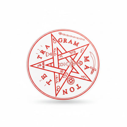 Tetragramaton Calcomanía Estampa Stickers 9cm