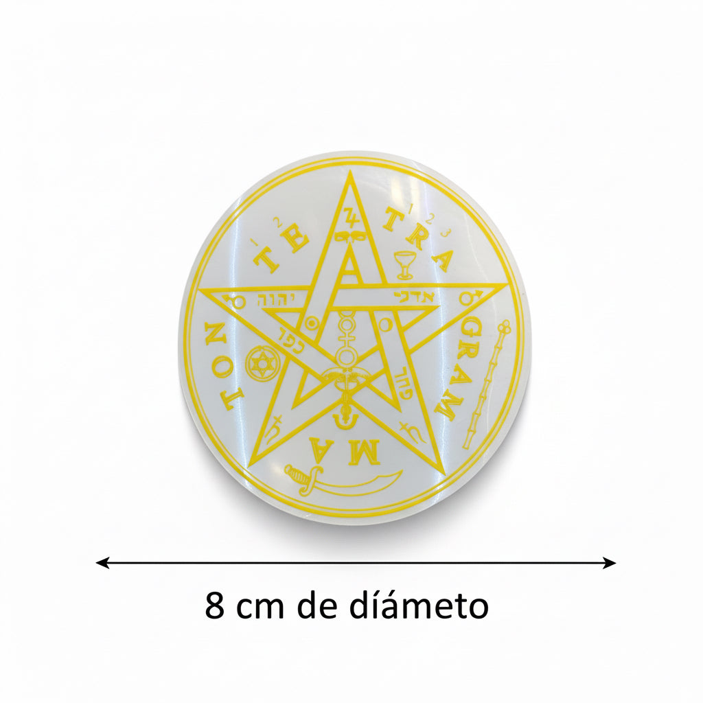 Tetragramaton Calcomanía Estampa Stickers 9cm