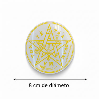 Tetragramaton Calcomanía Estampa Stickers 9cm