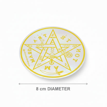 Tetragramaton Calcomanía Estampa Stickers 9cm