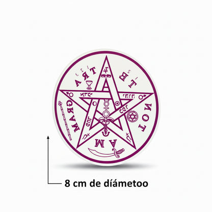 Tetragramaton Calcomanía Estampa Stickers 9cm