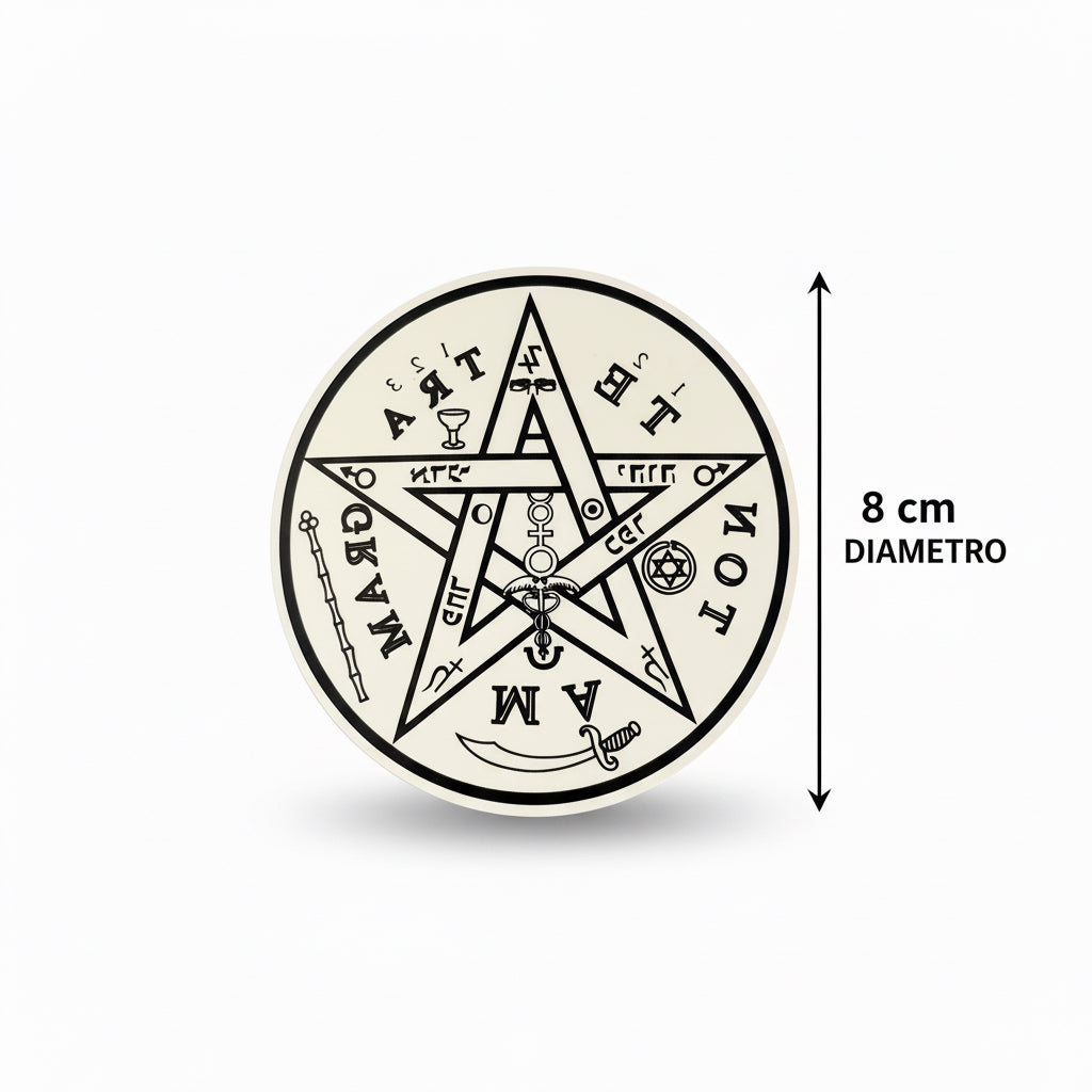 Tetragramaton Calcomanía Estampa Stickers 9cm