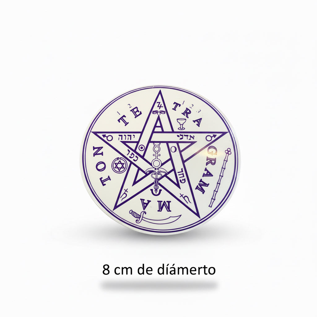 Tetragramaton Calcomanía Estampa Stickers 9cm
