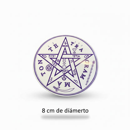 Tetragramaton Calcomanía Estampa Stickers 9cm