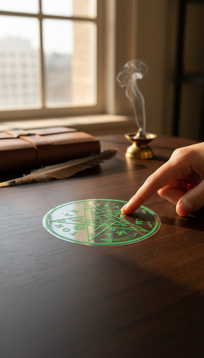 Tetragramaton Calcomanía Estampa Stickers 9cm