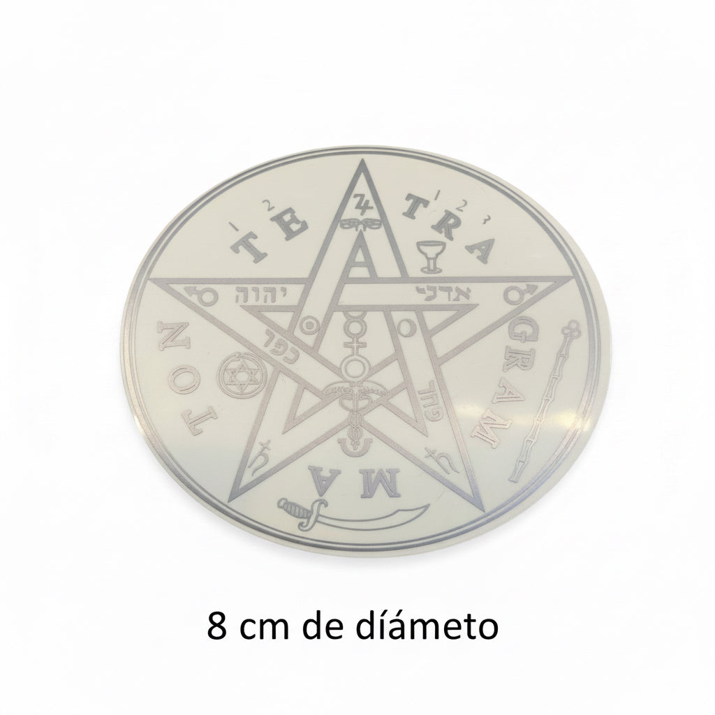 Tetragramaton Calcomanía Estampa Stickers 9cm