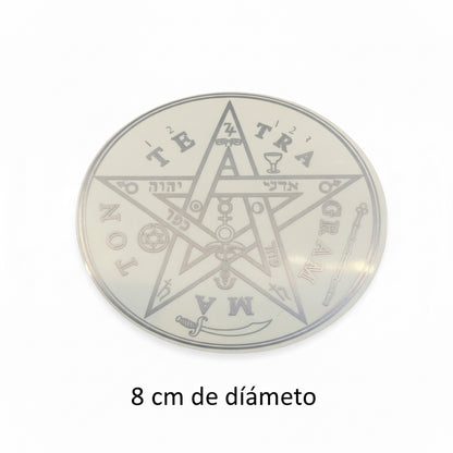 Tetragramaton Calcomanía Estampa Stickers 9cm