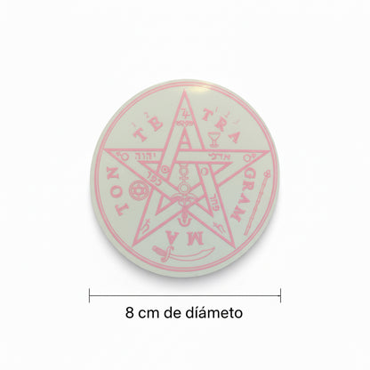 Tetragramaton Calcomanía Estampa Stickers 9cm