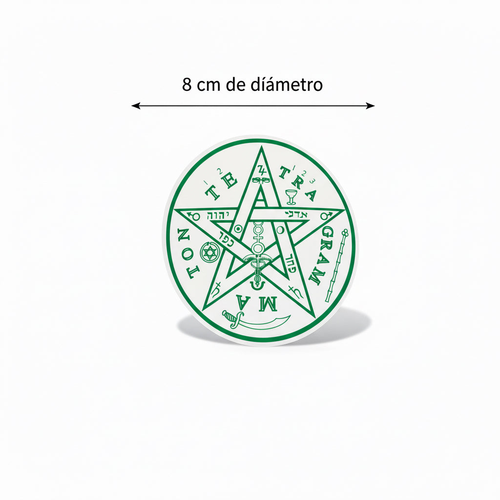 Tetragramaton Calcomanía Estampa Stickers 9cm