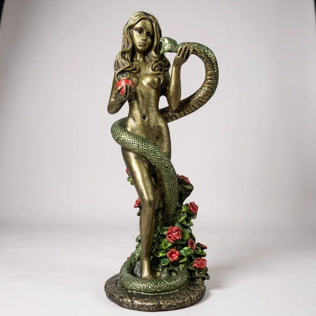 Eva Escultura Artesanal 19cm de alto