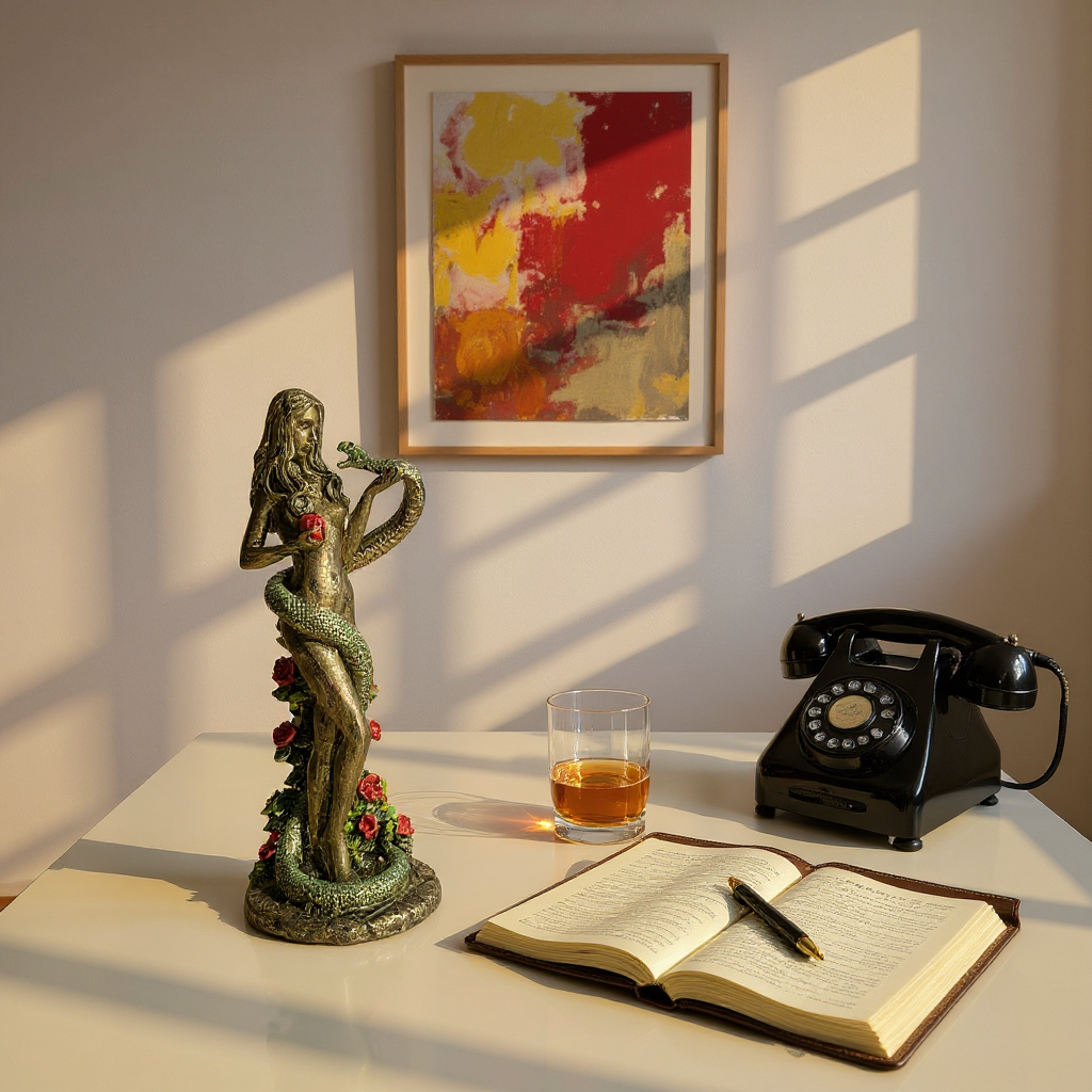 Eva Escultura Artesanal 19cm de alto