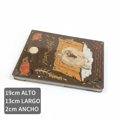 Grimorio Magic World: Libreta De Hechizos Dura