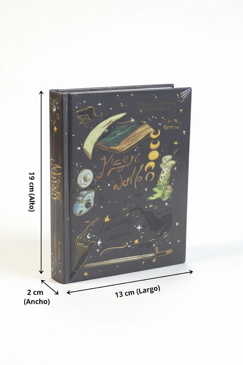 Grimorio Magic World: Libreta De Hechizos Dura