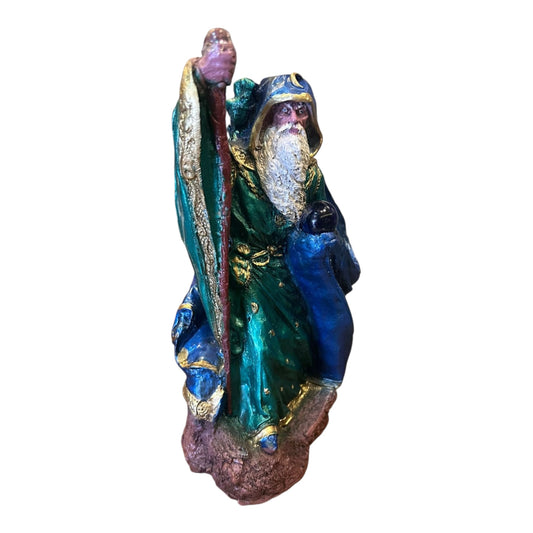Merlin Ritualizado Figura 31 Cm Alto En Resina