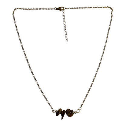 Necklace with Quartz Chip