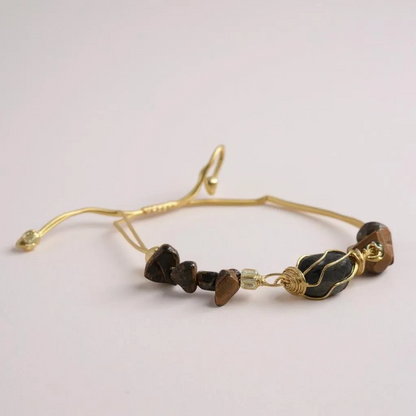 Pulsera Ajustable De Cuarzo