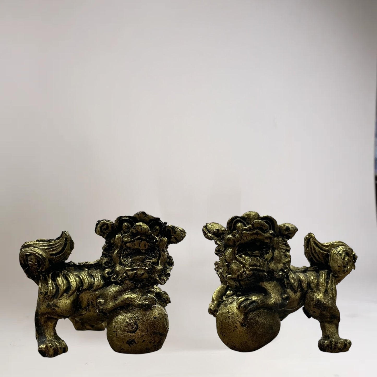 Perros Fu Con Esfera 4.5cm alto