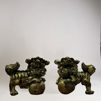 Perros Fu Con Esfera 4.5cm alto