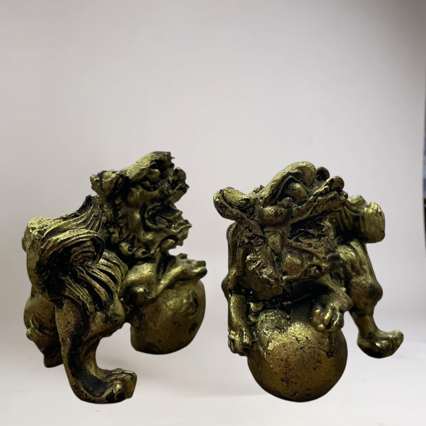 Perros Fu Con Esfera 4.5cm alto
