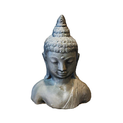 Busto De Buda Negro 17x13x7cm