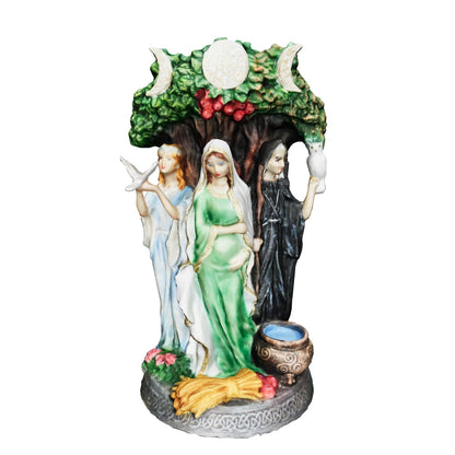 Triple Goddess Hecate Celtic Goddess Resin Figure 25 Cm