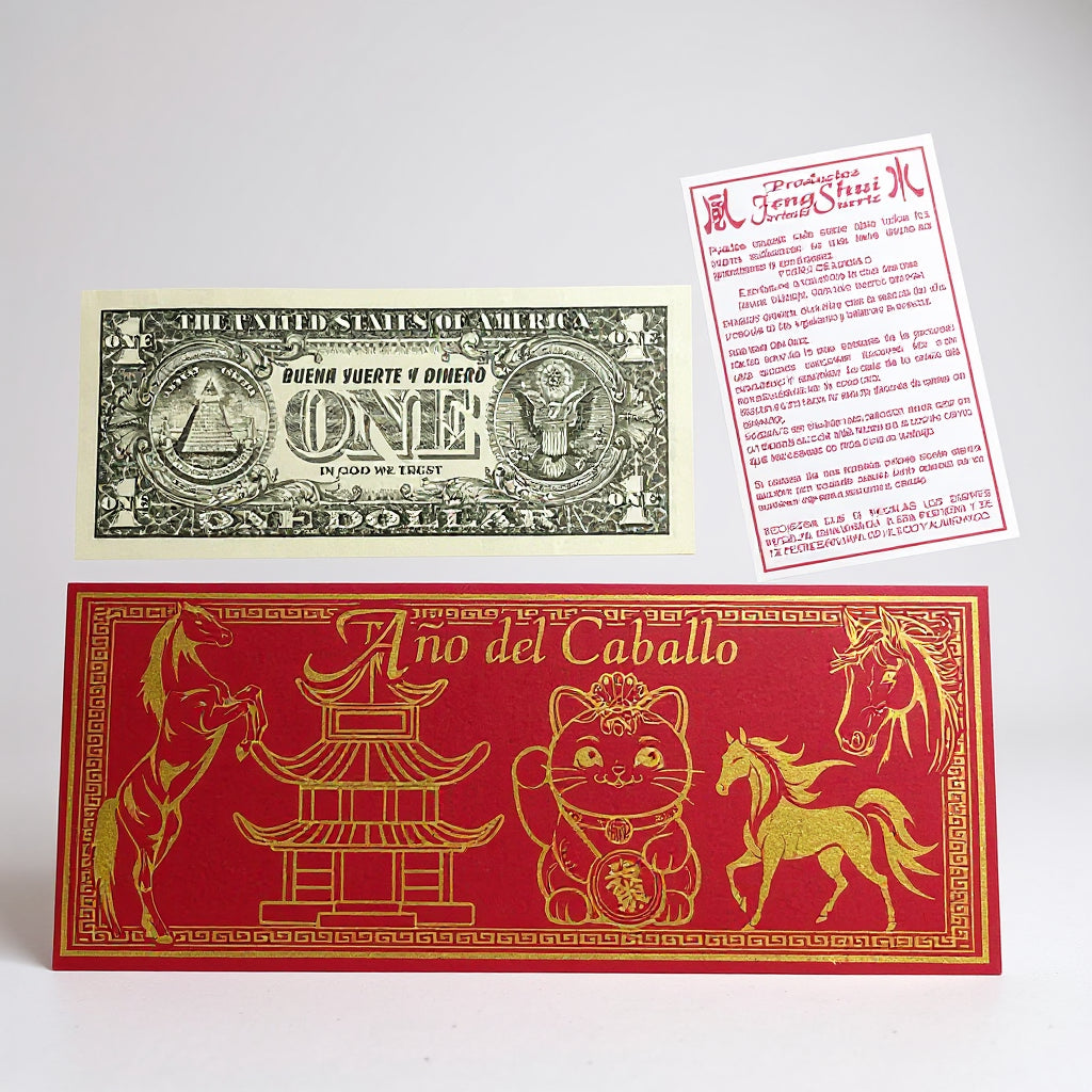 Sobre Rojo Del Año Chino Grande 22.5x9