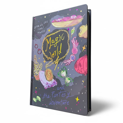 Grimorio Magic World: Libreta De Hechizos Dura