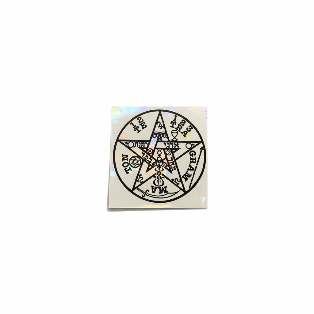 Tetragrammaton Decal Print Stickers 9cm
