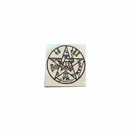 Tetragramaton Calcomanía Estampa Stickers 9cm
