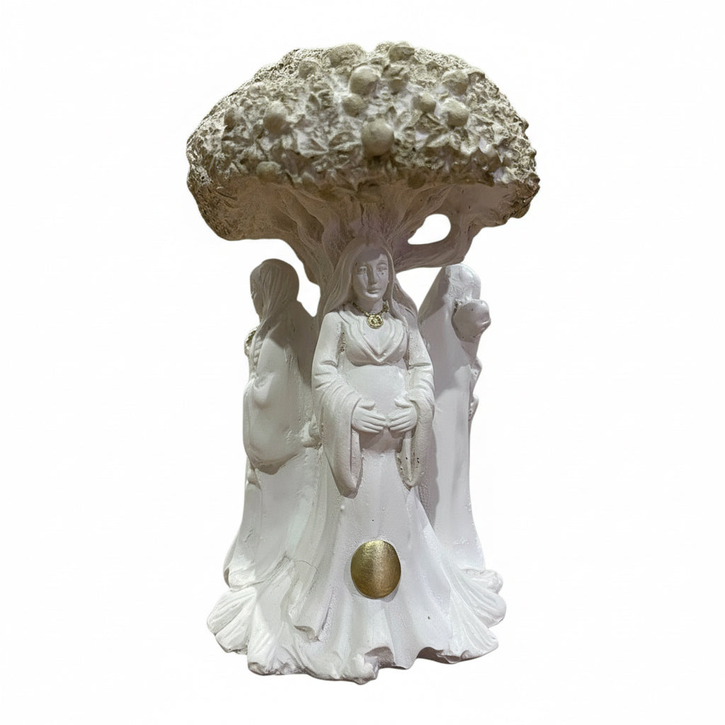 Hecate Triple Diosa Figura En Recina 14 Cm De Altura